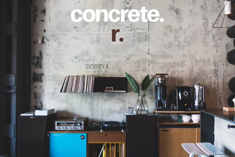 It All Started From Concrete: Concrete as Decorative Material.